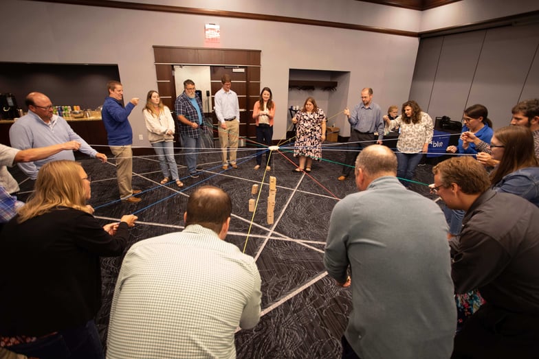 Participants from the Pathways Development Program Participating in a Team Building Exercise | Award-Winning Talent Development Programs