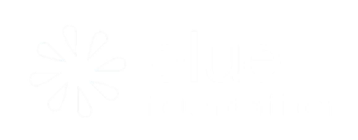 white Blue Foundation Logo
