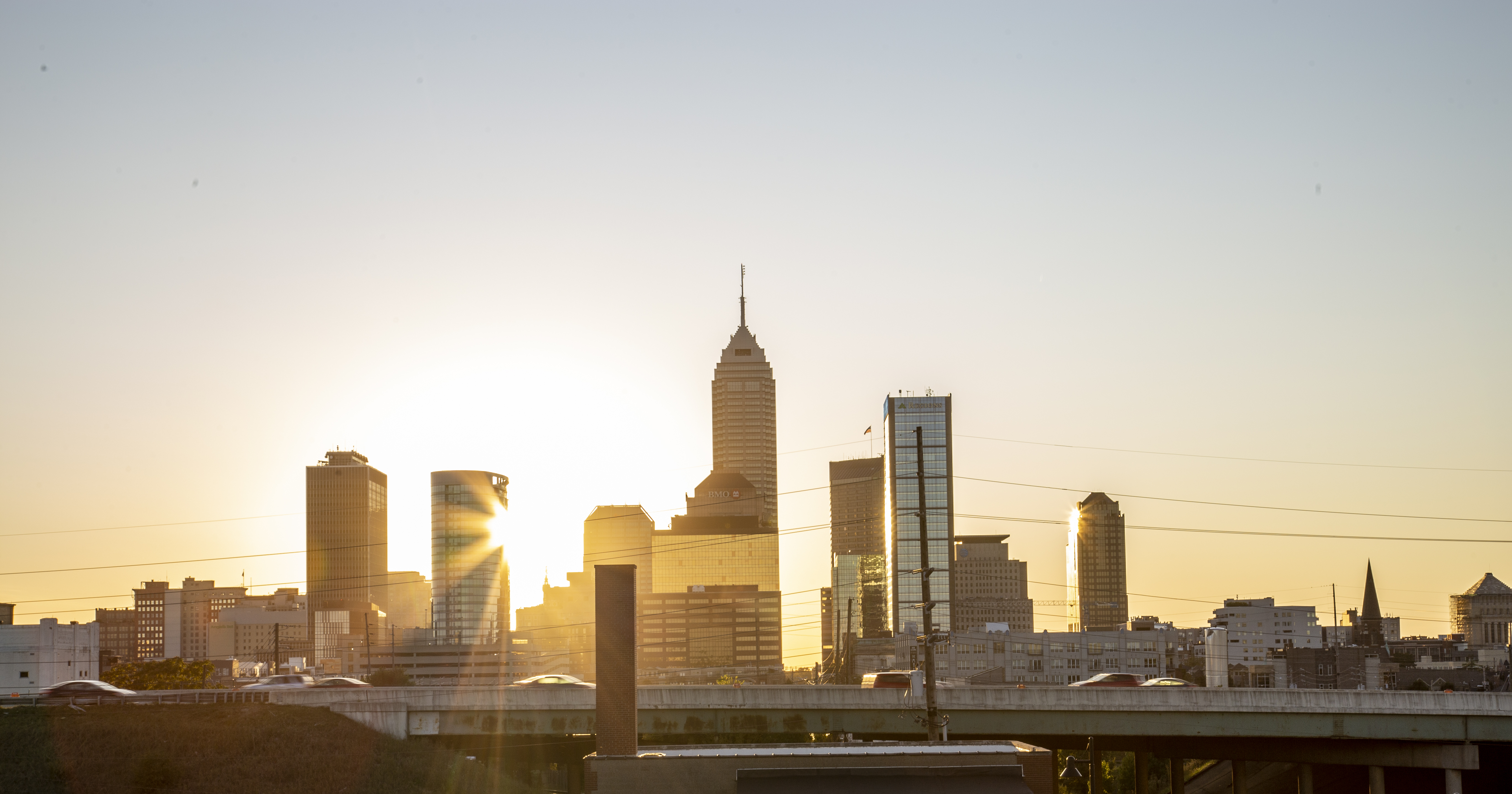 Downtown Indy at sunrise
