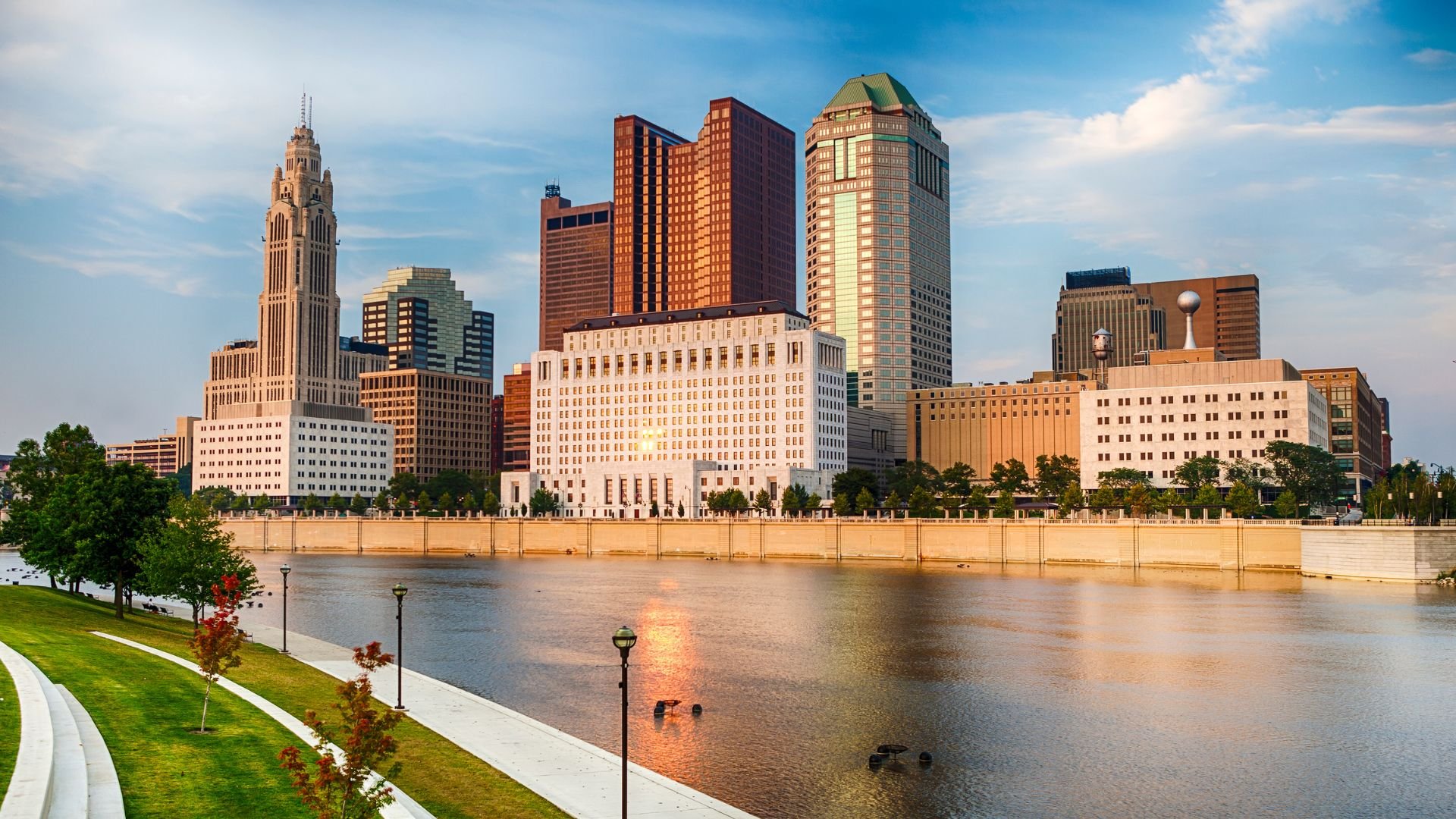 skyline of columbus ohio